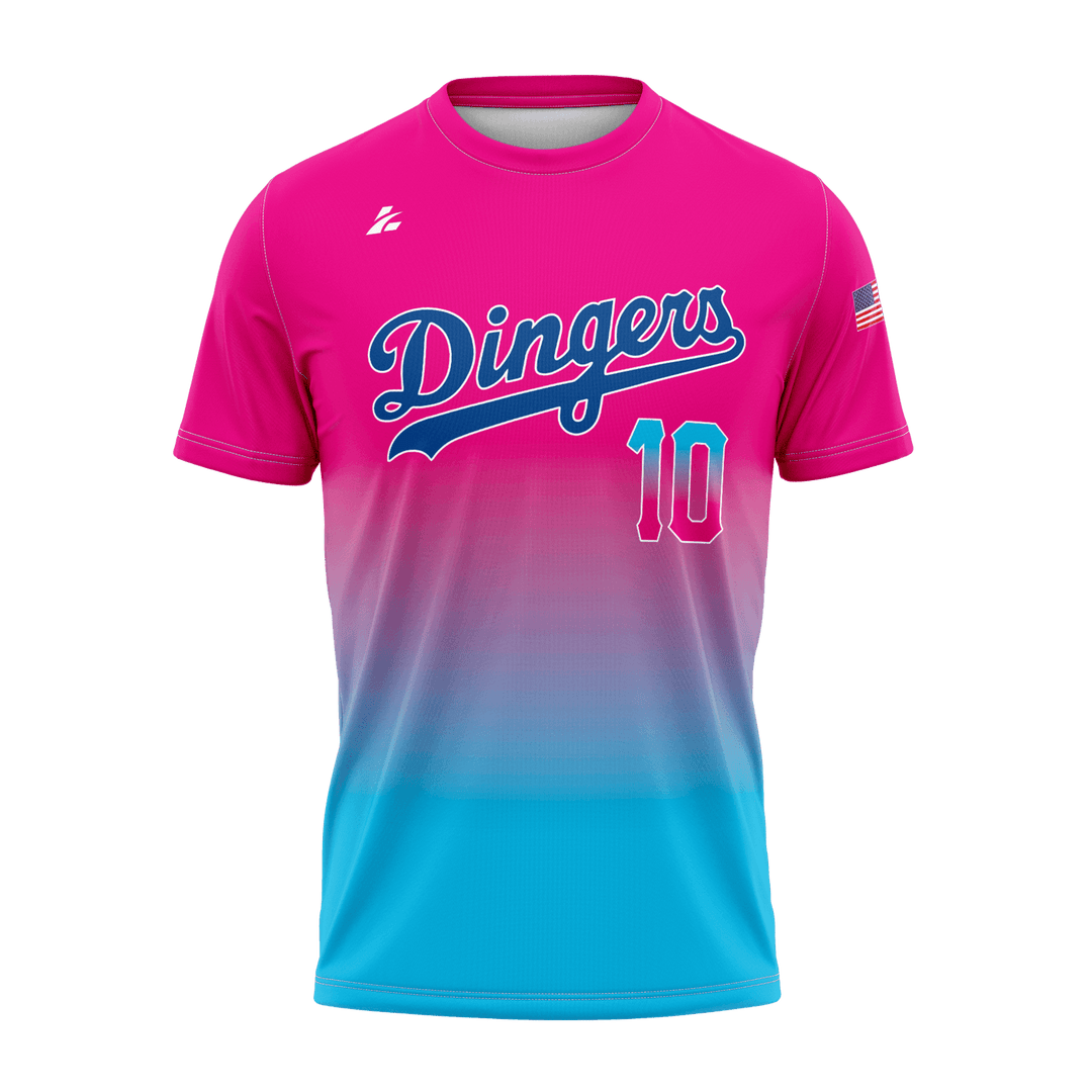 Women s Youth Short Sleeve Crew Neck Softball Jersey by Labfit LabFit